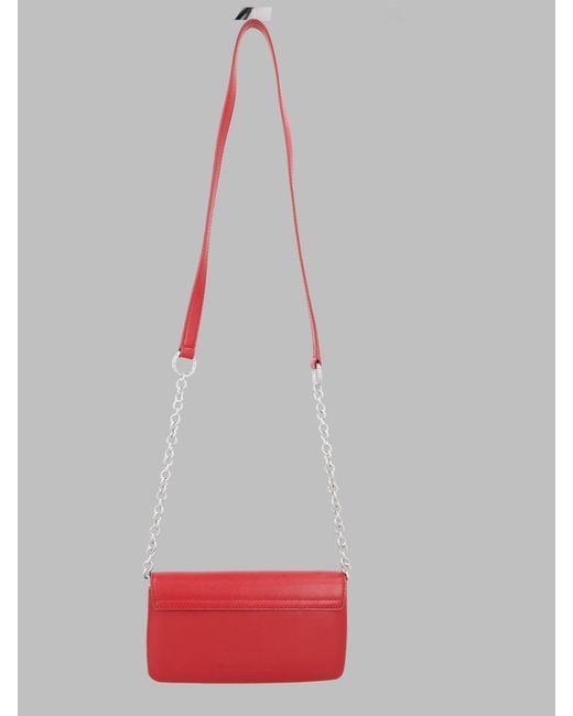 Marc Jacobs Red Designer Wallet With Card Slots