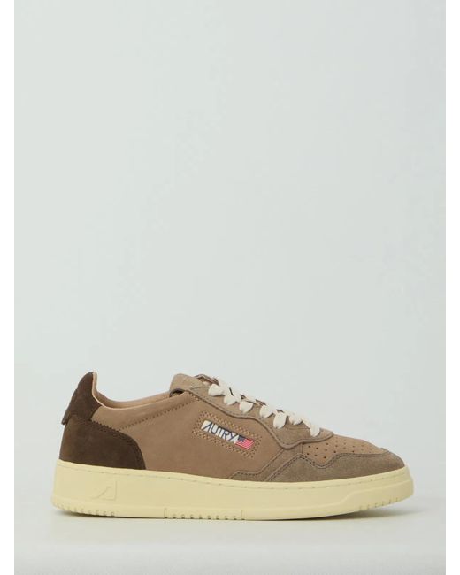 Autry Gray Medalist Low-Top Leather for men