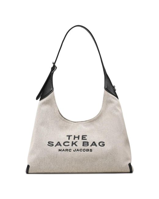 Marc Jacobs White The Belted Sack Shoulder Bag