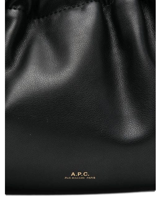 A.P.C. Black Ninon Shoulder Bag