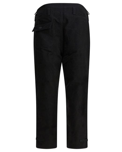 Needles Black "Over" Pants for men