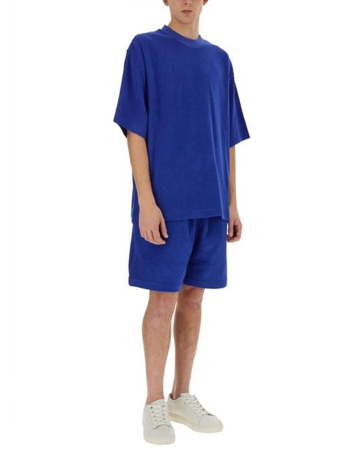 Burberry Blue Oversized T-Shirt for men