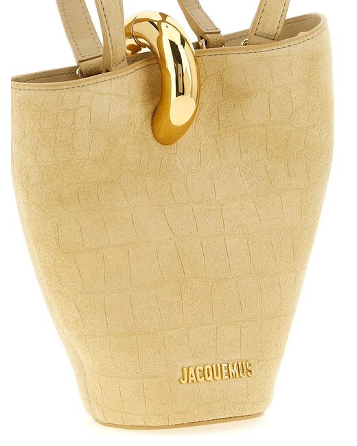 Jacquemus Metallic 'Le Petit Bambola' Mini Handbag