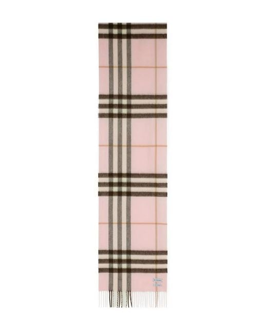 Burberry White Washed Cashmere Scarf