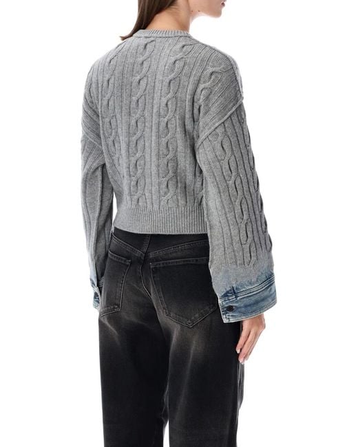 Haikure Gray Karine Wool Sweater