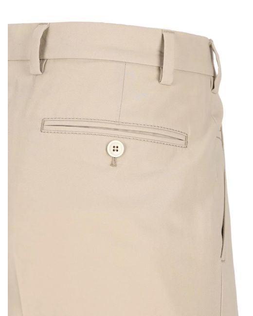 Prada Natural Cotton Trousers for men