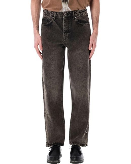 Represent Black R2S Split Denim Jeans for men