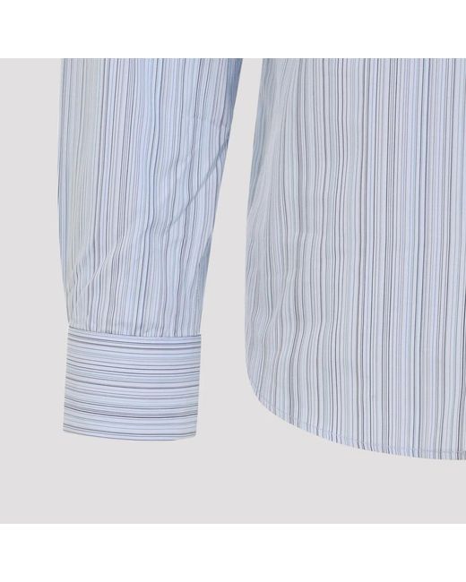 Paul Smith Blue Signature Stripe Shirt for men