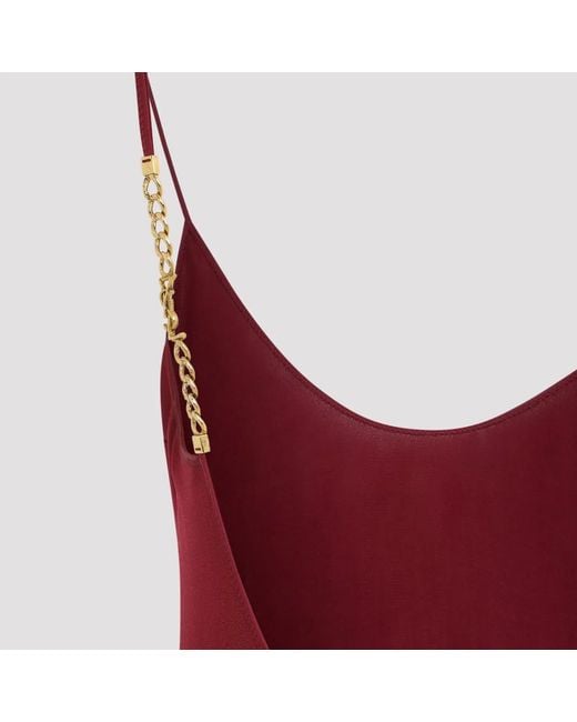 Saint Laurent Red Bordeaux Long Dress