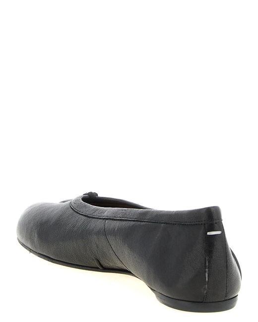Maison Margiela Black 'Tabi New' Ballet Flats