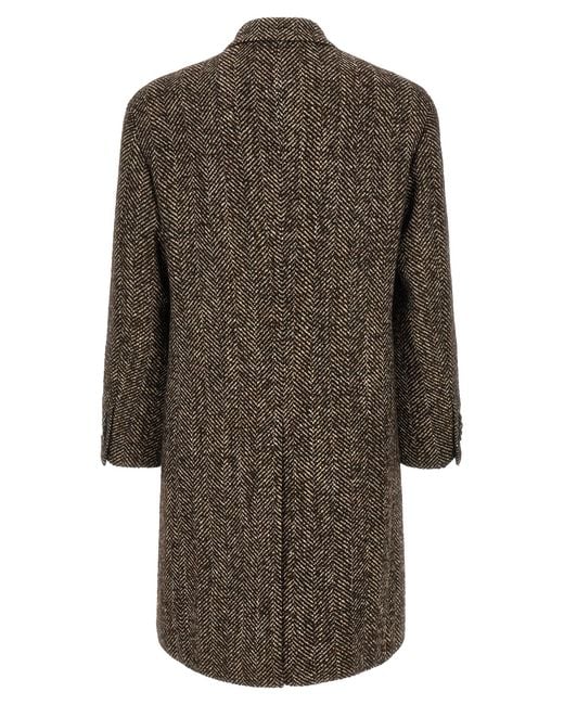 Tagliatore Brown 'Londra' Coat for men