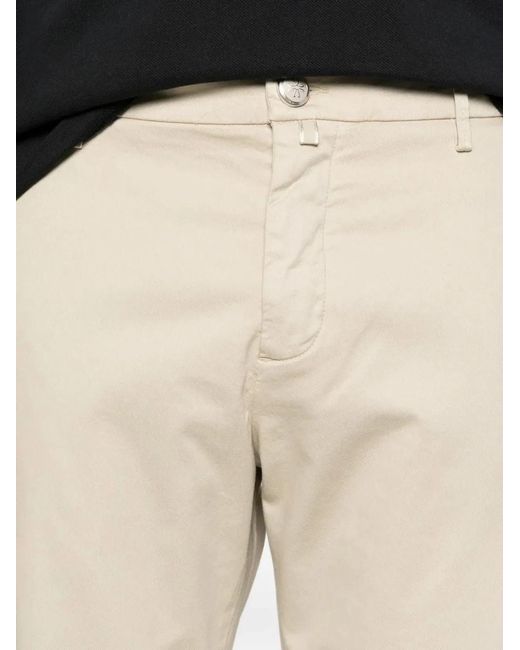 Jacob Cohen White Cotton Pants for men
