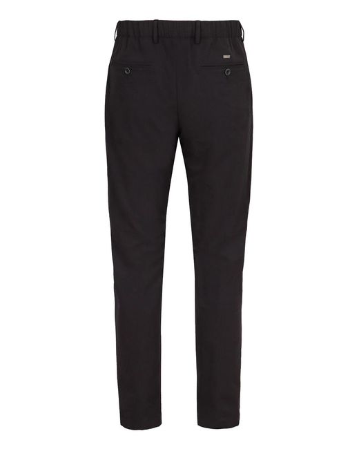 Herno Black Trousers for men