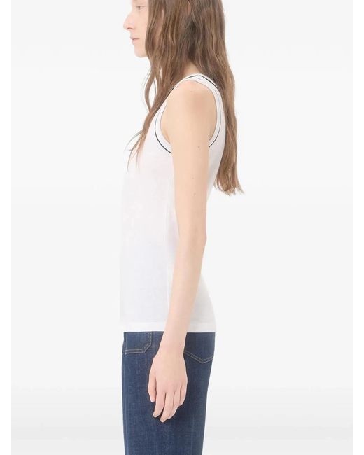 Valentino Garavani Multicolor Cotton Jersey Top