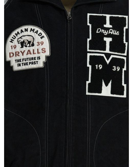 Human Made Black Cotton Jacket for men
