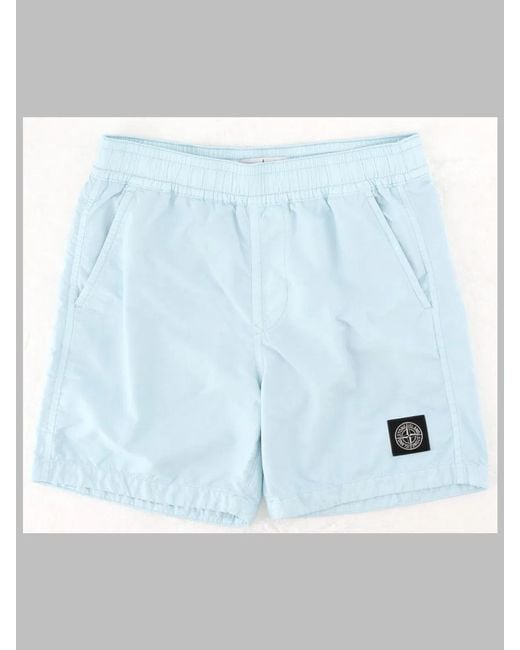 Stone Island Blue Bermuda Regular