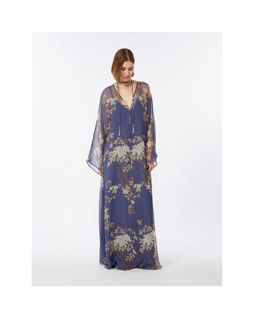 Max Mara Blue Mseangus Dress