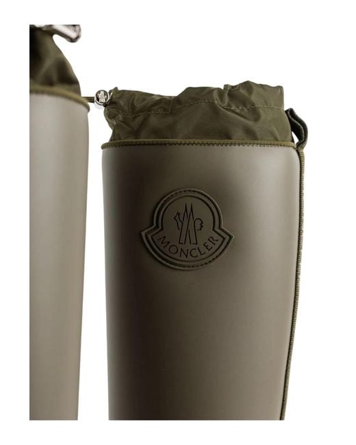 Moncler Green Kickstream High Boots