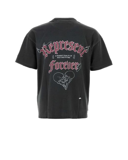 Represent Black Duality Tee for men
