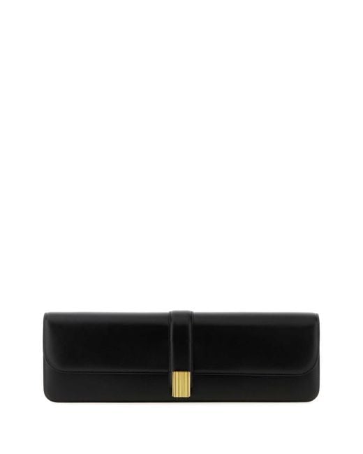 Khaite Black Blake Long Clutch