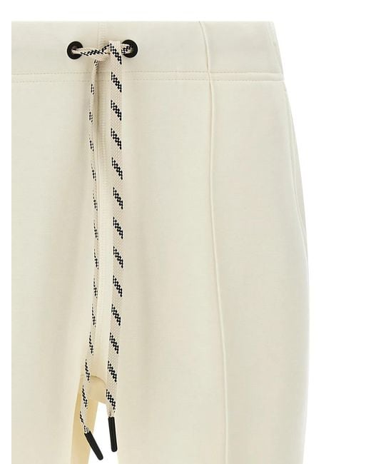 Moncler Natural Double Fabric Joggers