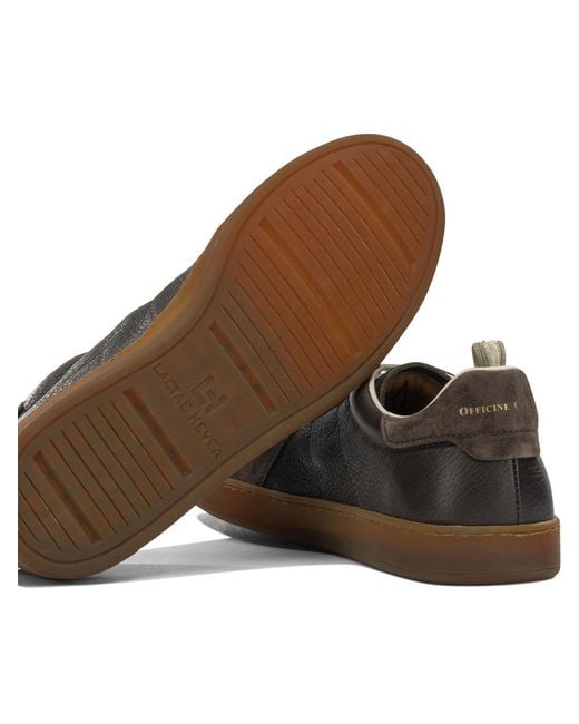 Officine Creative Brown "Militia" Low-Top Sneakers for men