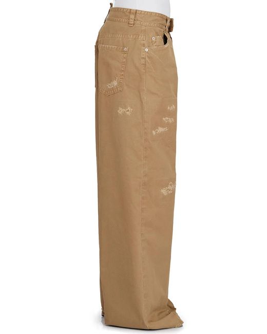DSquared² Natural 9 To 5 Cotton Pants