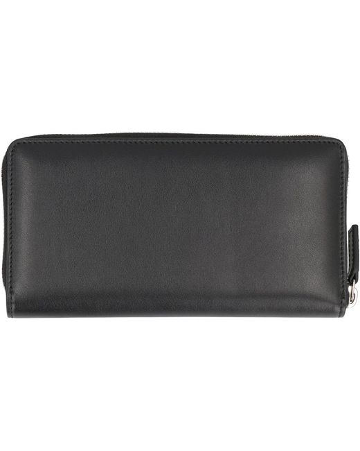 Gucci Gray Wallet With Zipper And Clip for men