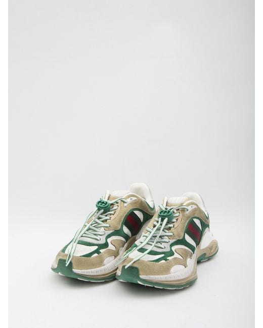 Gucci White Suede Sneaker for men