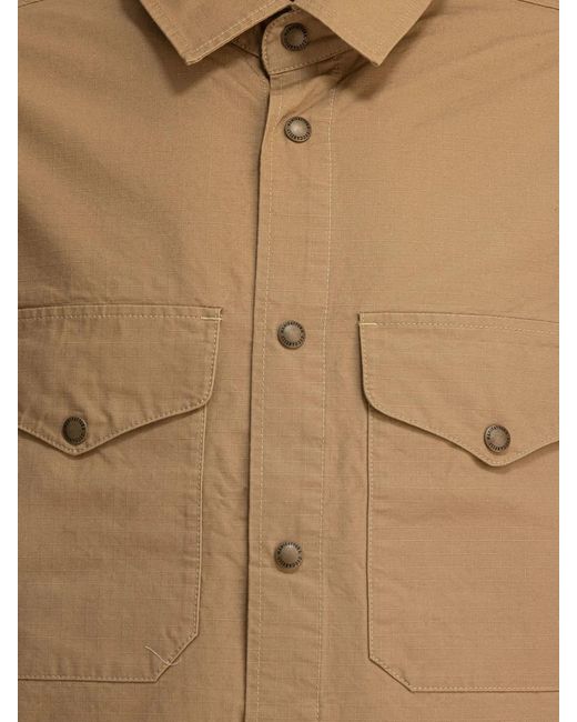 Manifattura Ceccarelli Brown Cotton Jacket for men