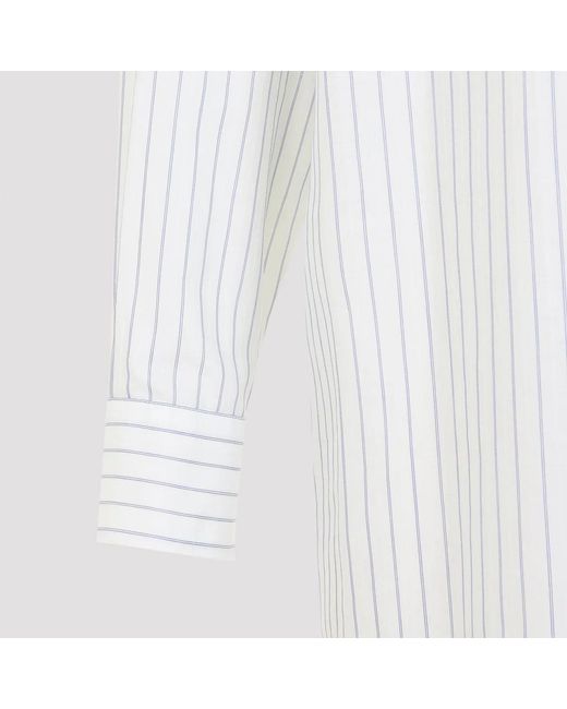 MM6 by Maison Margiela White Cotton Shirt