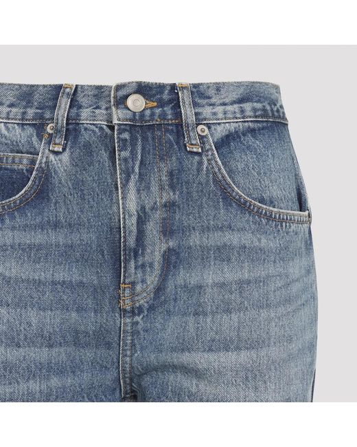 Frankie Shop Blue Medium Wash Cotton Dalston Jeans