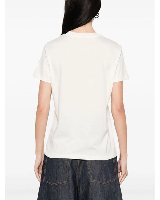 Moncler White Ss T-Shirt