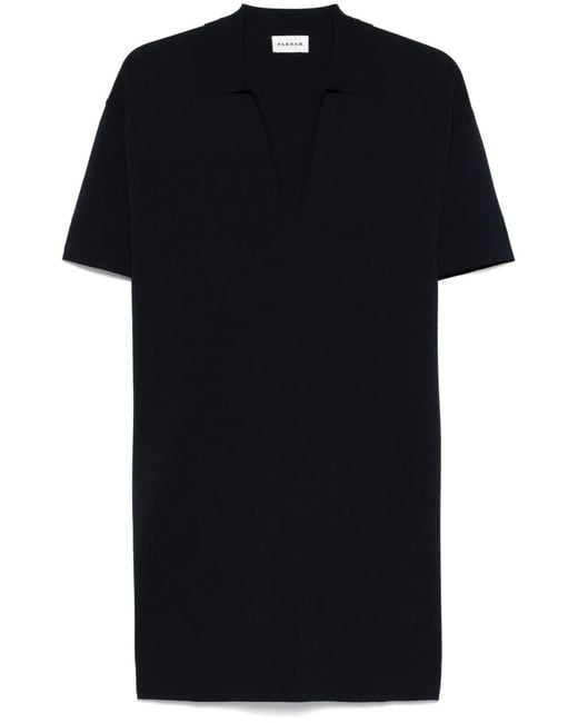 P.A.R.O.S.H. Black Roma T-Shirt Dress