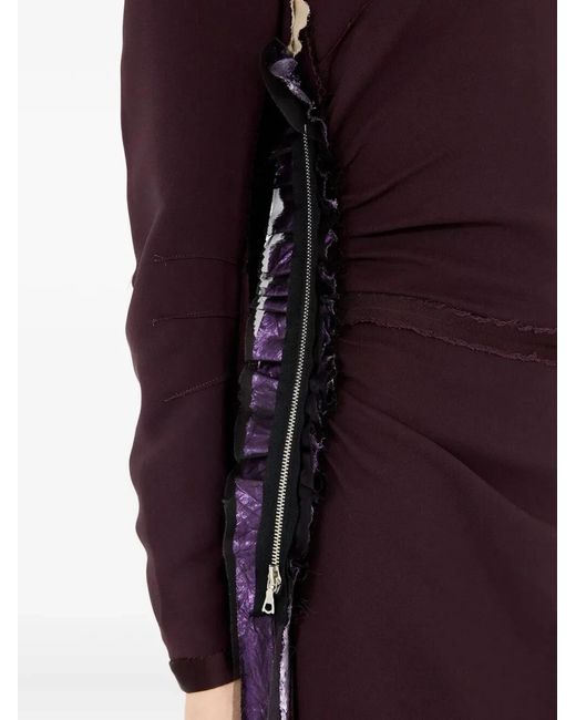 Maison Margiela Purple Midi Dress