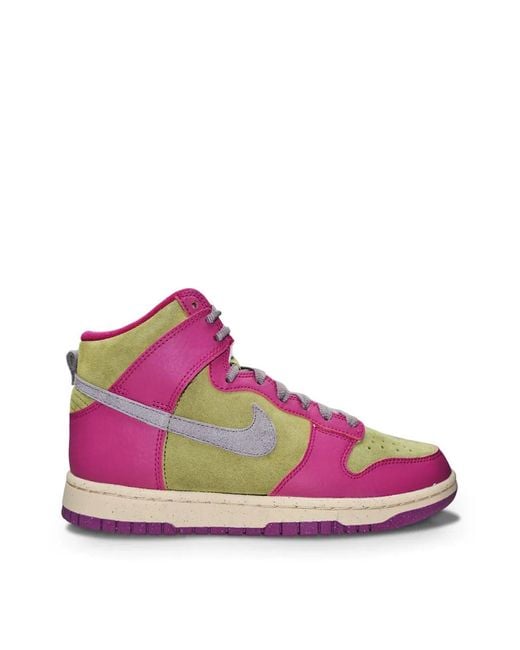 Nike Pink Dunk High Sneakers