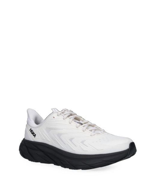 Hoka One One White Hoka Frost Polyamide Rubber Shoes for men