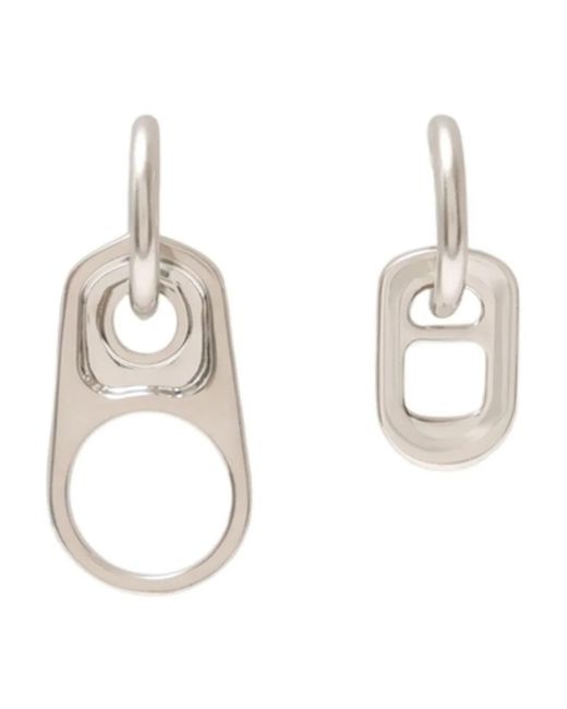 MM6 by Maison Margiela Metallic Closure Earrings