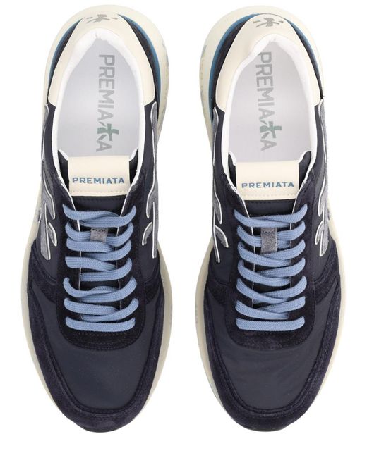 Premiata Blue Sneaker "Mick" for men
