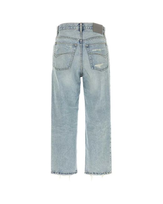 Balenciaga Light-blue Denim Jeans