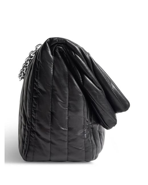 Balenciaga Black Bag, Model Monaco Chain Medium Modele