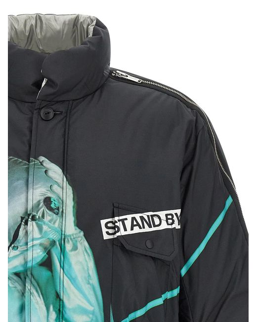 Undercover Black 'Uc2E4204' Down Jacket for men