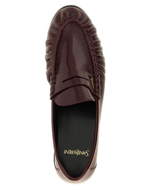Saint Laurent Brown 'Le Loafer' Loafers