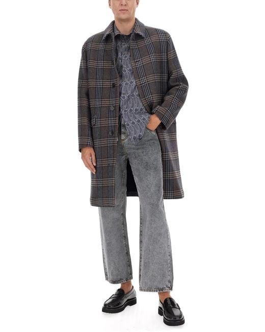 Etro Gray Easy Fit Jeans for men