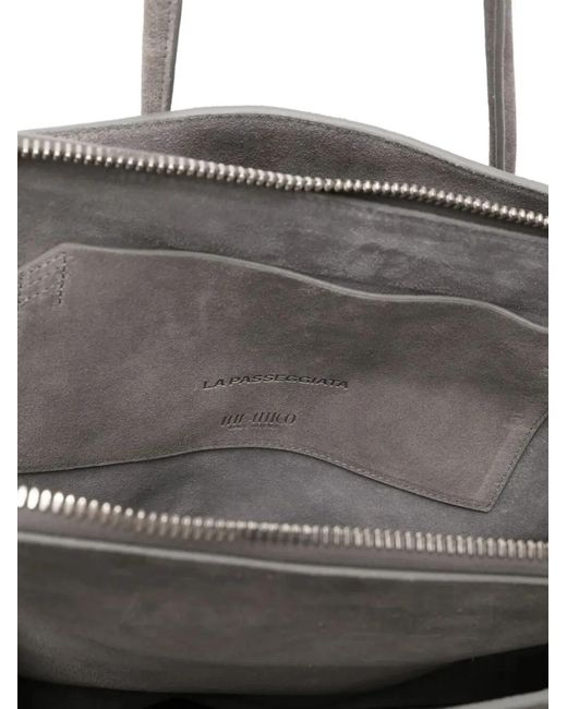 The Attico Gray La Passeggiata Medium Bag
