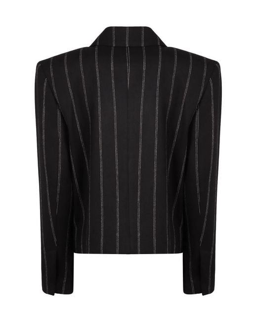 The Mannei Black Bert Double Breasted Blazer