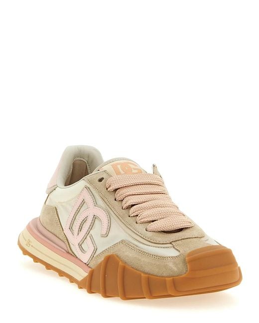 Dolce & Gabbana Natural Dolce & Gabbana 'Dg Athletic' Sneakers