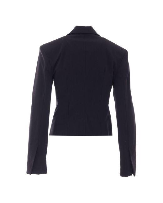 Pinko Blue Polyamide Elastane Jacket