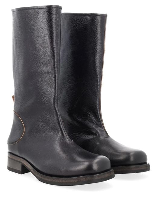 Our Legacy Black Cow Leather Boots