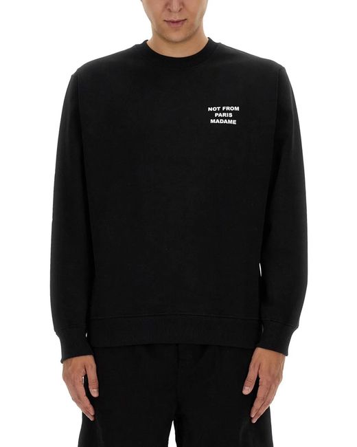 Drole de Monsieur Black "Slogan" Sweatshirt for men